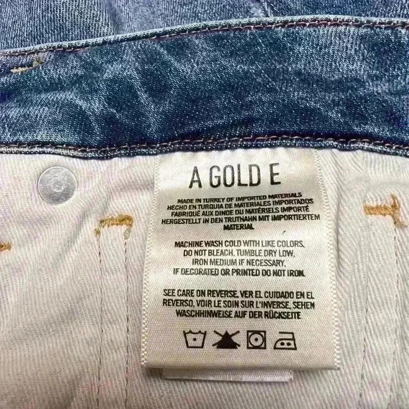 𝅺AGOLDE Lara Skinny Jeans in Badlands Wash Size 26 - Picture 10 of 11